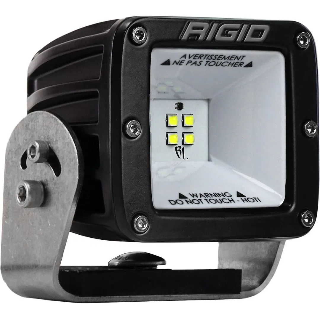 681513 – RIGID IND Camp Site Light, Bolt-On Surface Mount Battery Powered 9-36 Volts DC 4 Inch Square 37 Watts 115 De...